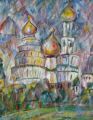 30 - Neues Jerusalem (Lentulov-Variation 2) Acryl, 40 x 50 cm